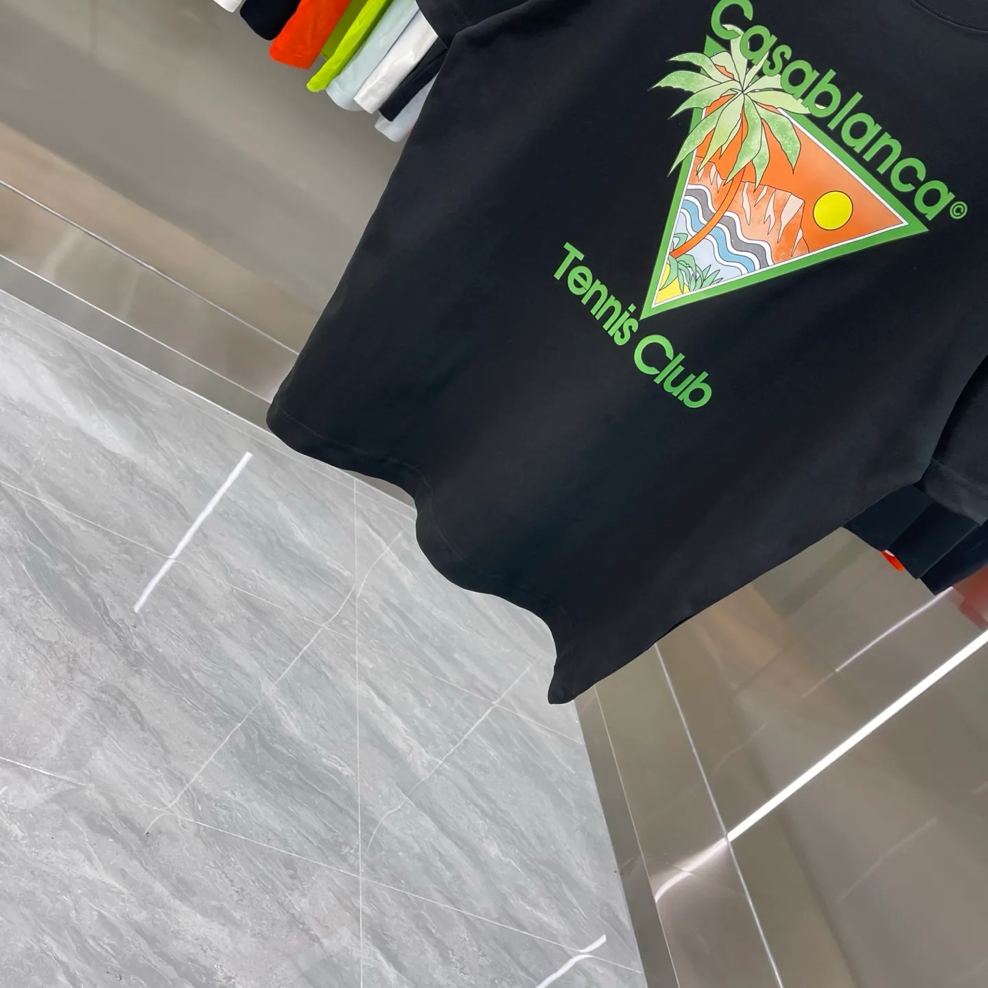 New Arrival Casablanca Classic Series T ～ ， ， 。 ， Classic ， In Stock ！ ：White Black Orange Pink（5 ） Size：S M L XL XXL